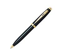 Sheaffer 100 Series Gold Tone Trim Ballpoint Pen - Glossy Black