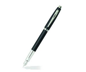 Sheaffer 100 Series Medium Nib Fountain Pen - Matte Black