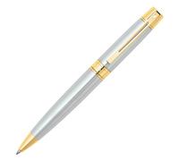 Sheaffer 300 Series Brushed Chrome/Gold Tone Trim Ballpoint Pen