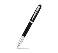 Sheaffer 9317 Gift 100 Fountain Pen (Medium) Matte Black with Chrome Plated Trim