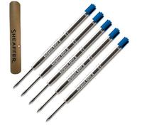 Sheaffer Ballpoint Refill, T Style, Medium Point, Compatible with Sagaris, Taranis & Stylus, Pens (Bulk Packed) (5, Blue)