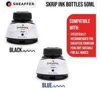 Sheaffer Skrip Bottled Ink 50 ml – Black – 3 Pack