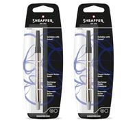 Sheaffer Classic Rollerball Refills Black Medium Pack of 2 | Smooth ink flow, Long-lasting performance, Medium tip writing, Reliable everyday use