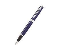 Sheaffer Contemporary 300 Blue Lacquer/Chrome Plated Pen In Luxury Gift Box