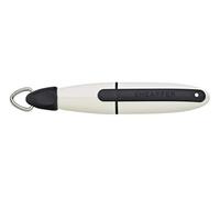 Sheaffer E1925151 Ion Rollerball Pen with Ring Attachment | White | Black Ink | Attaches to Lanyards, Belts, Key-Rings and More