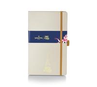 Sheaffer Emily in Paris Medium Journal, 90 GSM, Ink Friendly,Gold-foil embossed Emily and Eiffel Tower. (Beige)