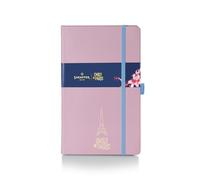 Sheaffer Emily in Paris Medium Journal 90 GSM Ink Friendly with Embossed Eiffel Tower - Pink