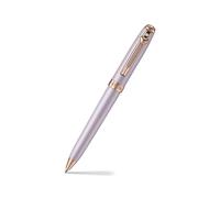 Sheaffer Emily in Paris Prelude Mini 9810 Ballpoint Pen, Pastel Pink with PVD Rose Gold Trims, Heart Emblem and Crystal (Ballpoint Pen)