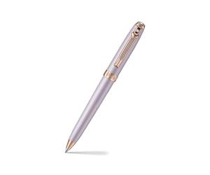 Sheaffer Emily in Paris Prelude Mini 9810 Ballpoint Pen, Pastel Pink with PVD Rose Gold Trims, Heart Emblem and Crystal (Ballpoint Pen)
