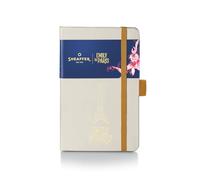 Sheaffer Emily in Paris Small Journal 90 GSM Ink Friendly with Embossed Eiffel Tower - Beige