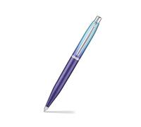 Sheaffer Expressions VFM 9430 Ballpoint Pen, Blue and Purple Pearlised Gradient with Chrome-Plated Trims