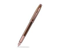 Sheaffer Gift 100 9374 Fountain Pen | Coffee Edition Matt Brown With Regal PVD Trim | Fine Nib | Premium Coffee Pen