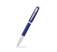 Sheaffer Gift 100 Glossy Blue Fountain pen with Chrome Plated Trim | Fountain Pen Fine Nib | Pen Set for Gift
