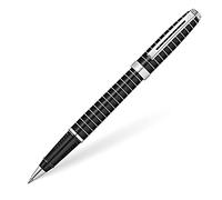 Sheaffer Prelude Art Deco Black Lacquer Chrome Silver Rollerball Pen
