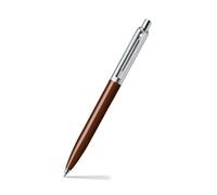 Sheaffer Sentinel Nickel Plate Trim Ballpoint Pen - Coffee Bean