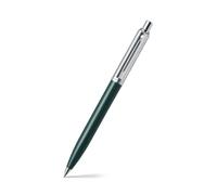 Sheaffer Ballpoint Pen Sentinel - Nickel Plate Trim - Green