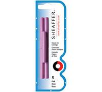 Sheaffer 96335 Skrip Classic Ink Cartridge for Fountain Pen - Pink (Pack of 5)
