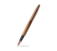 Sheaffer VFM 9428 Coffee Edition Matte Brown Royal PVD Trim Fine Point Premium Pen
