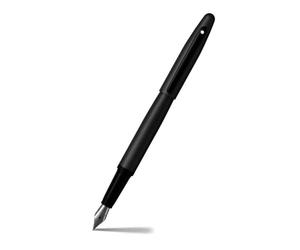 Sheaffer VFM E0942453 Refillable Click-Off Cap Stainless Steel Fountain Pen, Fine Nib, includes Premium Gift Box and Black Cartridge, 1 Pack, Gun Metal Grey