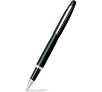 Sheaffer Rollerball Pen Ink Luxury Writing Pens Box Refillable Black Chrome Trim