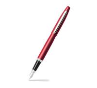 Sheaffer VFM Nickel Plated Trim Fountain Pen - Excessive Red