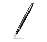 Sheaffer "VFM" Nickel Plated Trim Fountain Pen - Matte Black