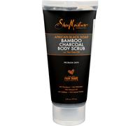 SheaMoisture African black soap bamboo charcoal body scrub exfoliate, 6 Ounce
