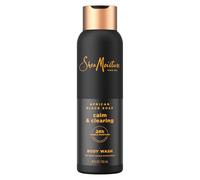 SheaMoisture African Black Soap Body Wash Calm and clearing body wash for 24H Visible Moisture for Healthy Glowing 18 Oz