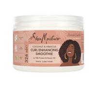 SheaMoisture Coconut & Hibiscus Curl Enhancer no silicones or sulphates smoothie for thick, curly hair 326 ml