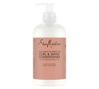 SheaMoisture Coconut & Hibiscus Curl & Shine Conditioner no silicones or sulphates for thick, curly hair 384 ml