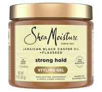 SheaMoisture Styling Gel – Strong Hold, Jamaican Black Castor Oil & Flaxseed, Paraben-Free, 15 oz