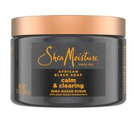 SheaMoisture Sugar Body Scrub African Black Soap for healthy glowing skin African black soap with 24h shea moisture nutrients 12 oz