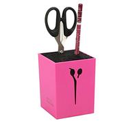Shear Holder for Hair Salon, Combs Case Hair Clips Storage Box,Hairdressing Scissors Holder Professional Salon Beauty Tool(Rose Red)