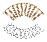 Shear Pin Replacement for Snow Blower, Stainless Steel Repair Parts | Cotter Pins Included, Quick Spare Set for Winter Maintenance, Drive Shaft Use, Pack