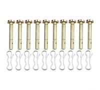 Shear Pins and Cotter Pins for 738-04155 Snowblower Replacement Parts Made of Metal for Reliable Winter Operation (20pcs)