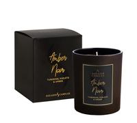 Shearer Candles Amber Noir Scented Gift Candle in Box, Black/Gold, 96 x 81 mm