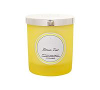Shearer Candles Lemon Zest, Scented, Jar Candle, Cotton Wick, Fragrance & Essential Oils, Yellow, Silver, White, 20cl