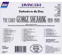 Shearing, George - September In The Rain: TH EARLY GEORGE SHEARING 1939-1949