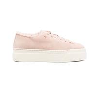 Shearling Lined Flatform Trainers - female - Santoni - Sneakers - Pink - 5 UK - Shoes 5 UK