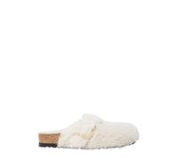 Shearling Teddy Boston Clogs - female - Birkenstock - Slippers - Beige - 5 UK - Shoes 5 UK