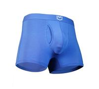 SHEATH 2.1 Men's Underwear Trunks with Dual Pouch Fly - blue - XL