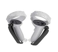SHEAWA Adjustable Handle Grip Cover Controller Protective Sleeve Cover with Hand Strap for Oculus Quest 2 VR Handle Accessories (Gray)