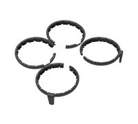 SHEAWA Anti-Crash Bumper Protector Set for DJI FLIP Drone - 4x TPE Shock-Absorption Guards with Propeller Blade Cover (Black)