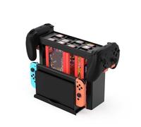SHEAWA Games Organizer Station for Nintendo Switch2/Switch/OLED - Charging Dock Storage Shelf for TV Dock, Games, Storage Bracket for controller