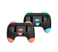 SHEAWA Handle Grips for Switch 2, ABS Durable Gaming Cartoon joystick for JoyCon controller (Red+Blue)