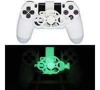 SHEAWA PS4 Game Controller Mini Steering Wheel Replacement for Sony PS4 Racing Game Accessories (luminous green)