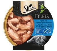 SHEBA Bowl Fillets Chicken With Tuna 16 X 60g (47,81 €/ KG)