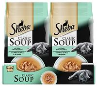 Sheba Cat Food Classic Soups, 12-Pack (12 x 4 x 40 g)