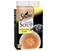 Sheba Chicken Fillet Soups for Cats, 4 x 40g