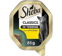 Sheba Classics Cat Tray with Chicken in Terrine - 22 x 85g